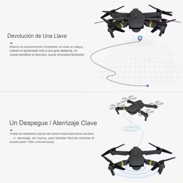 Dron E58 con cámara 4K - Imagen 4