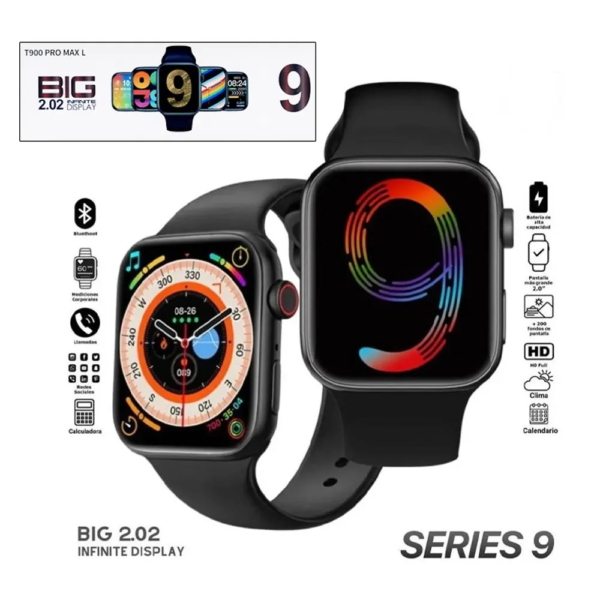 Reloj SmartWatch T900 PRO MAX L - 4 Colores