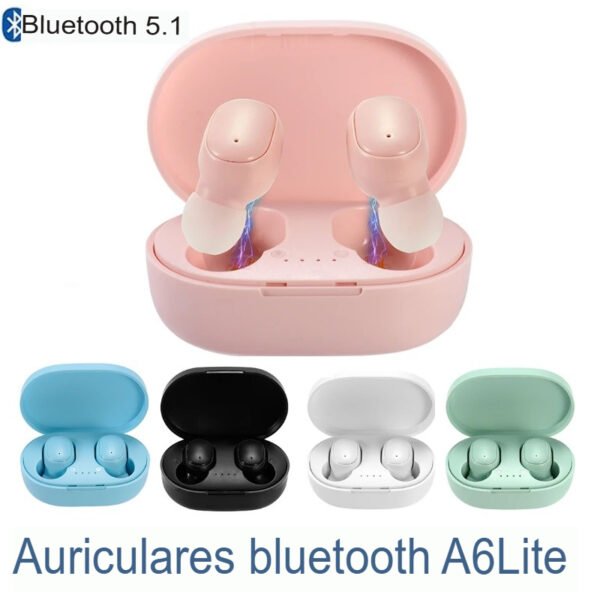 Auriculares inalámbricos A6S PRO Bluetooth - 5 colores