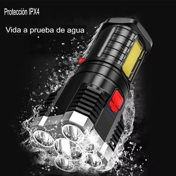 Linterna Recargable de 5 LED - Imagen 2