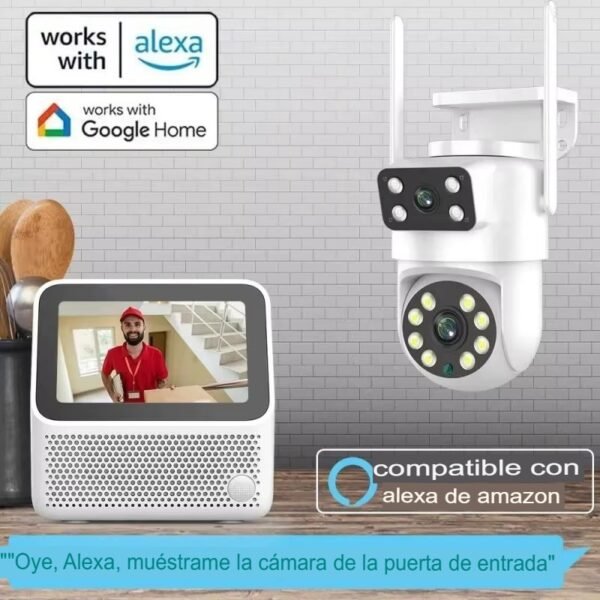 Cámara de Seguridad de doble lente WIFI 4MP - Imagen 2