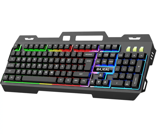 Teclado Gamer Bajeal K45 Cubierta Metálica RGB - Imagen 2