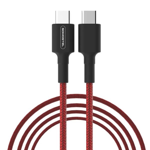 Cable de Datos Somostel C a iPhone, Tipo C (1M) Carga Rápida - Imagen 2