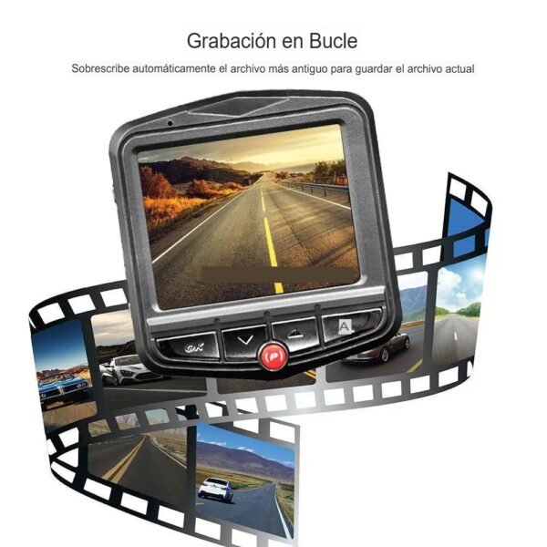 Cámara de grabación para Auto GT300 2,2 pulgadas Full HD 1080P - Imagen 3