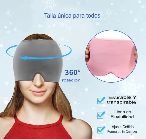 Gorra Dolor De Cabeza Migraña Alivia Calma Desinflama - Imagen 3