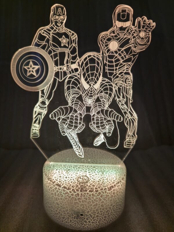 Lámparas Acrílica 3D LED Varios Diseños - Imagen 7