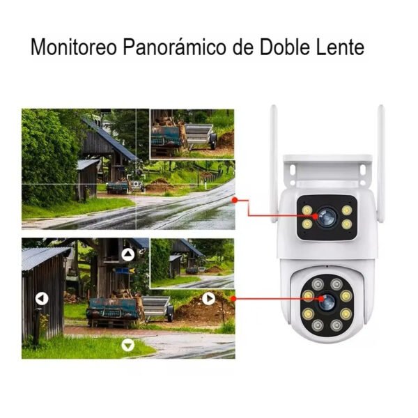 Cámara de Seguridad de doble lente WIFI 4MP - Imagen 8