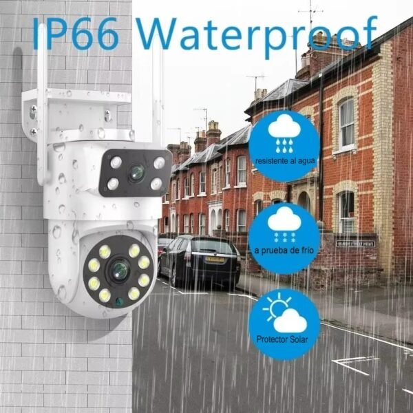 Cámara de Seguridad de doble lente WIFI 4MP - Imagen 3