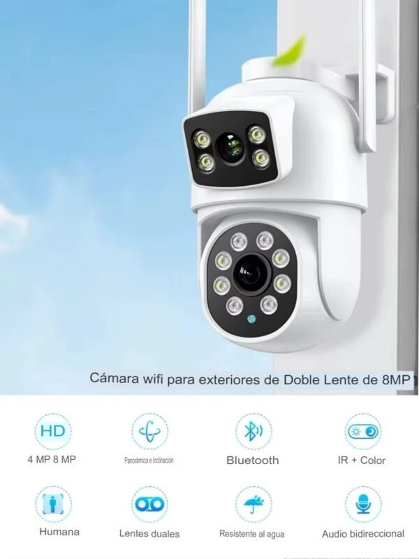 Cámara de Seguridad de doble lente WIFI 4MP - Imagen 9