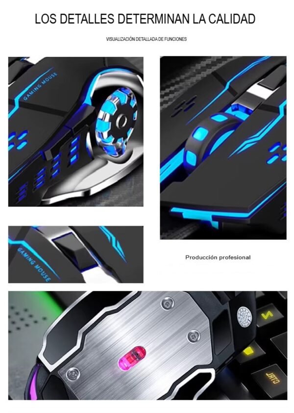 Mouse Gamer Bajeal G08 RGB - Imagen 6