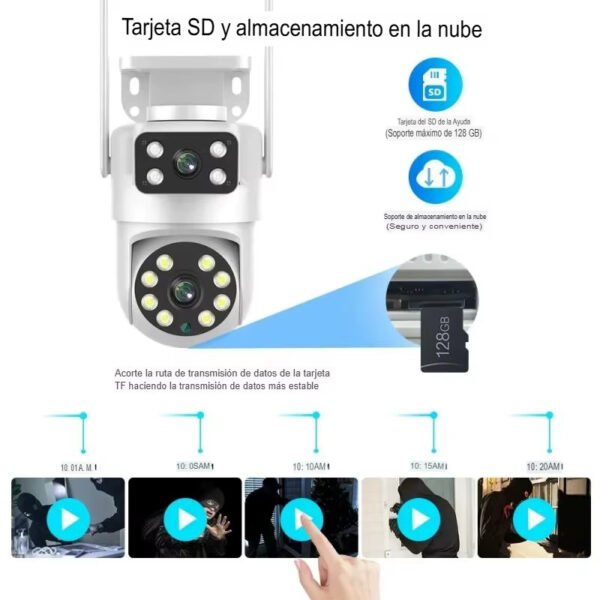 Cámara de Seguridad de doble lente WIFI 4MP - Imagen 12