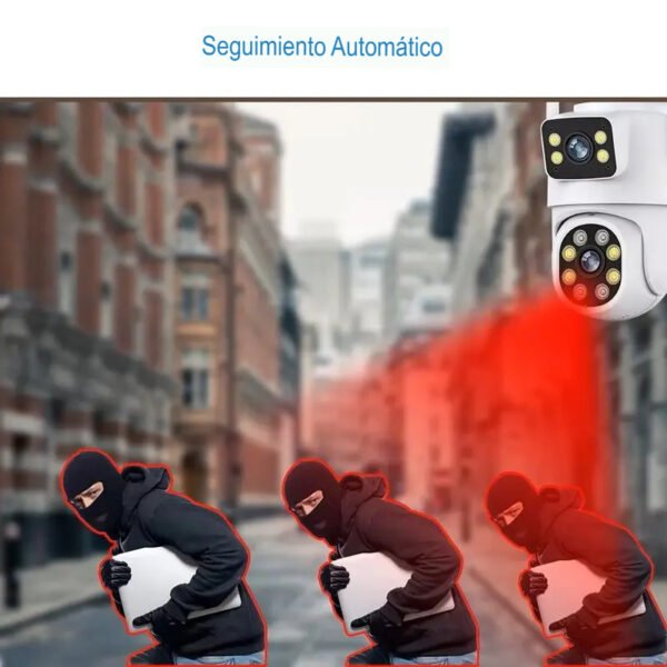Cámara de Seguridad de doble lente WIFI 4MP - Imagen 13