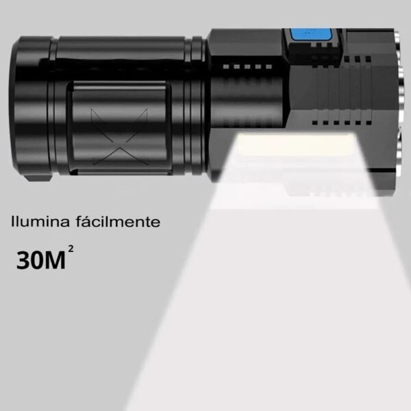 Linterna Recargable de 4 LED - Imagen 4