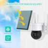 Cámara de Seguridad Solar Inalámbrica WIFI - Imagen 2