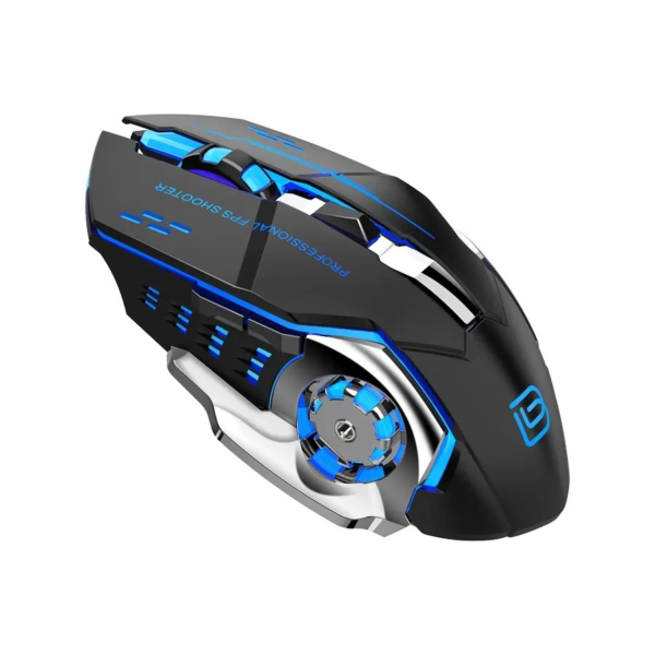 Mouse Bajeal Gamer M500 inalámbrico Recargable 2.4G + Bluetooth  RGB - Imagen 3