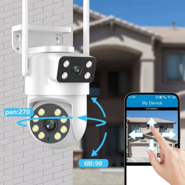 Cámara de Seguridad de doble lente WIFI 4MP - Imagen 17