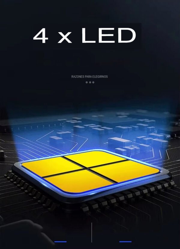 Linterna Recargable de 4 LED - Imagen 7